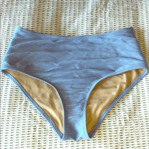 Old Navy high waisted blue bikini bottom